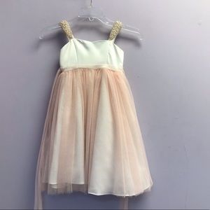 Adele - Style 209 - Size 4 - Ivory/Pink